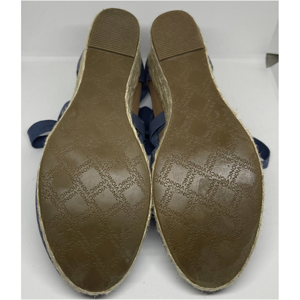 VIONIC Kaitlyn Wedge Blue Sandal - Picture 11 of 11